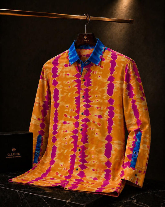 21 Inside Sunset Splash Designer Shirt β Premium Tie-Dye Edition