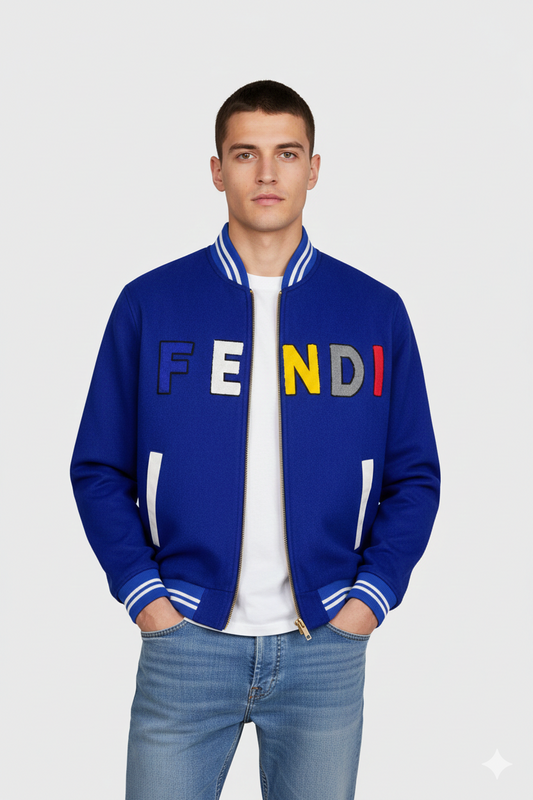 Men’s Royal Blue Varsity Jacket – Premium Street Edition