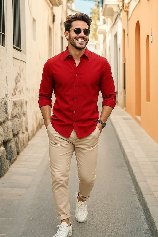 Red Lycra Shirt for Men

Premium Imported Lycra Shirt

Regular Fit Full Sleeve Shirt Men

Men's Formal and Casual Lycra Shirt

Stretchable Red Shirt for Men

Men's Full Sleeve Red Shirt

Red Color Regular Fit Shirt

Imported Lycra Casual Shirt for Men

Wrinkle-Free Lycra Shirt Men

Stylish Red Shirt for Office & Party Wear