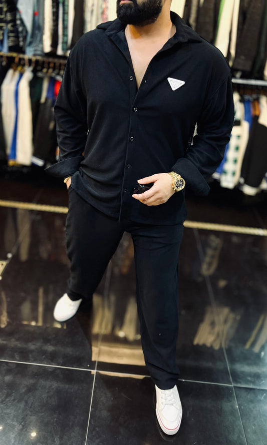 Premium Shirt Cord Set for Men | Luxury Co-Ord Outfit